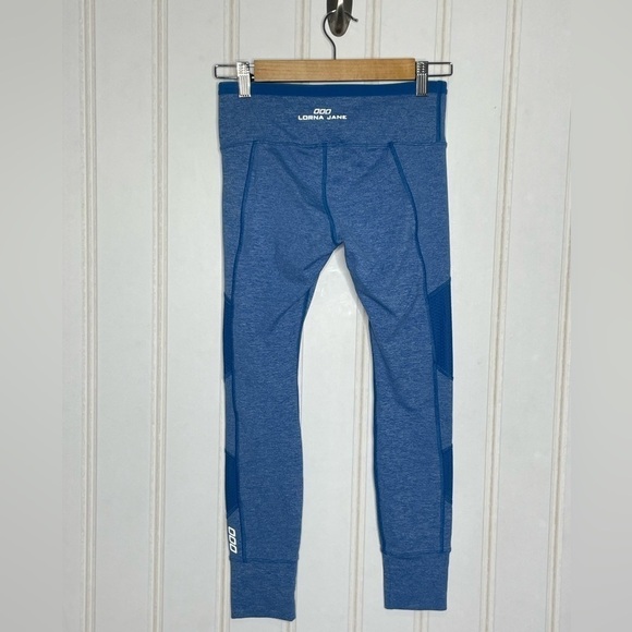 Lorna Jane Cropped Blue Leggings 400 - Picture 7 of 9